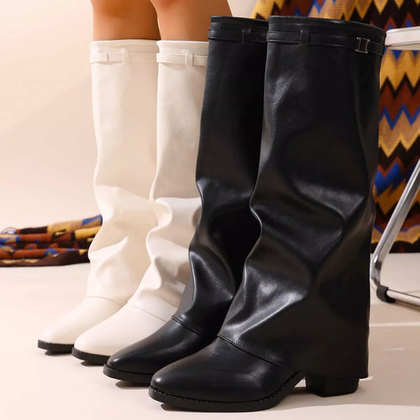 Bottines Amara à talon carré