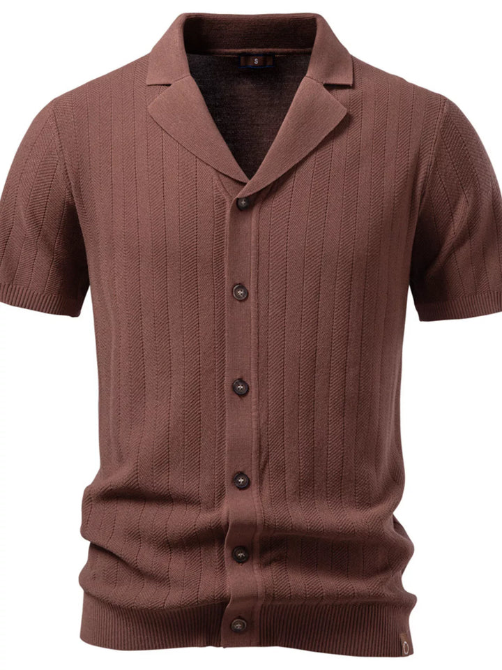Célestin Short-Sleeve Knit Polo