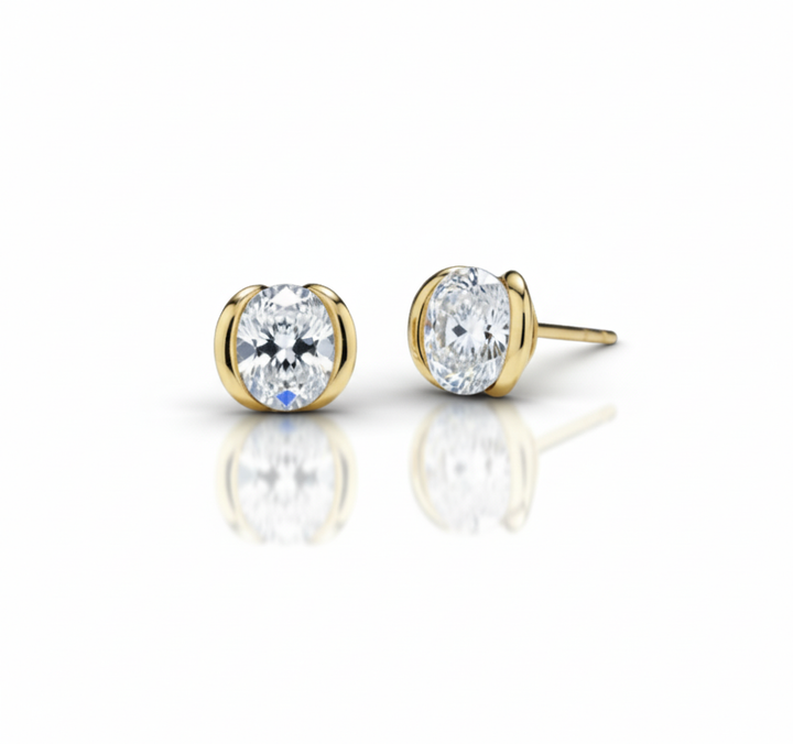 Boucles d’oreilles Flora en or 14 carats