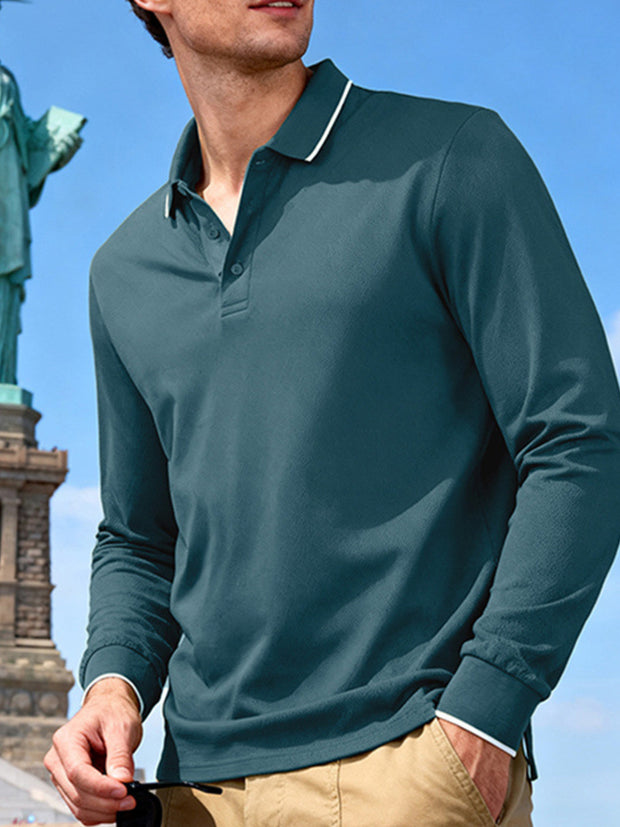 Polo Jules – Classic Long Sleeve Contrast
