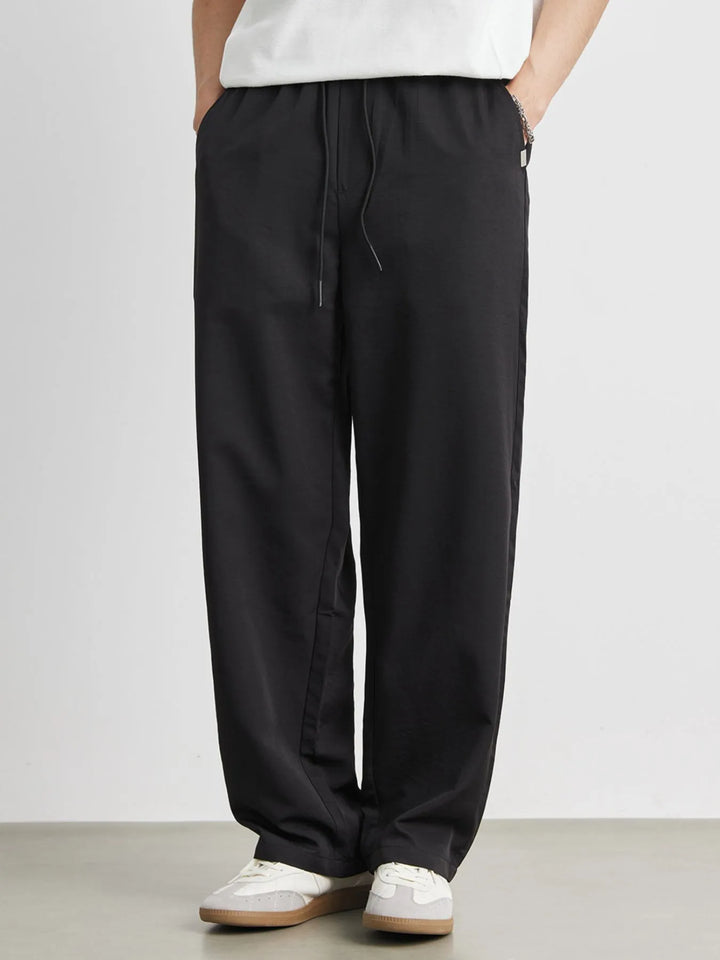 Pantalon Zian – large à cordon décontracté