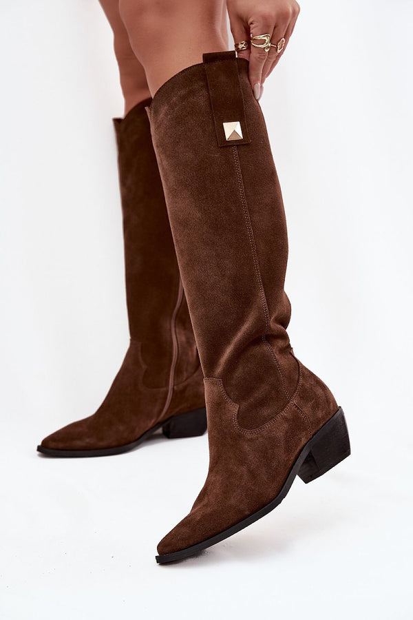 Bottines Violette à talon