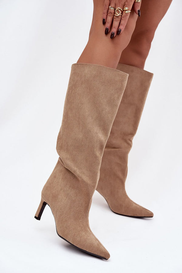 Calista Flared Heel Ankle Boots