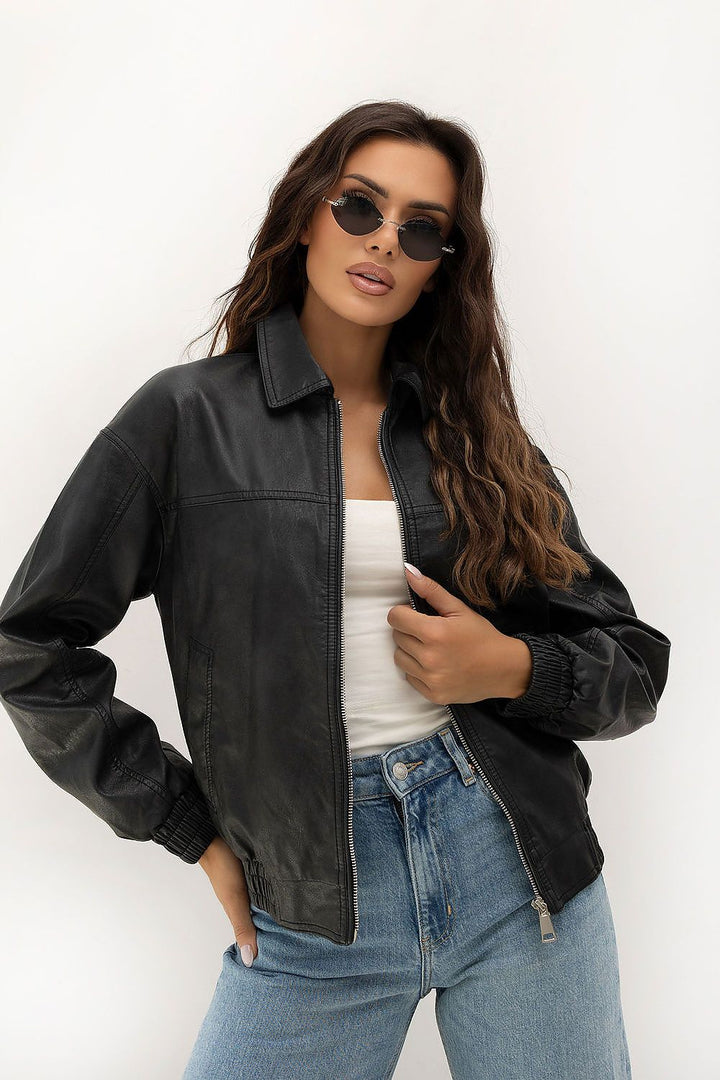 Veste Cassiane en similicuir