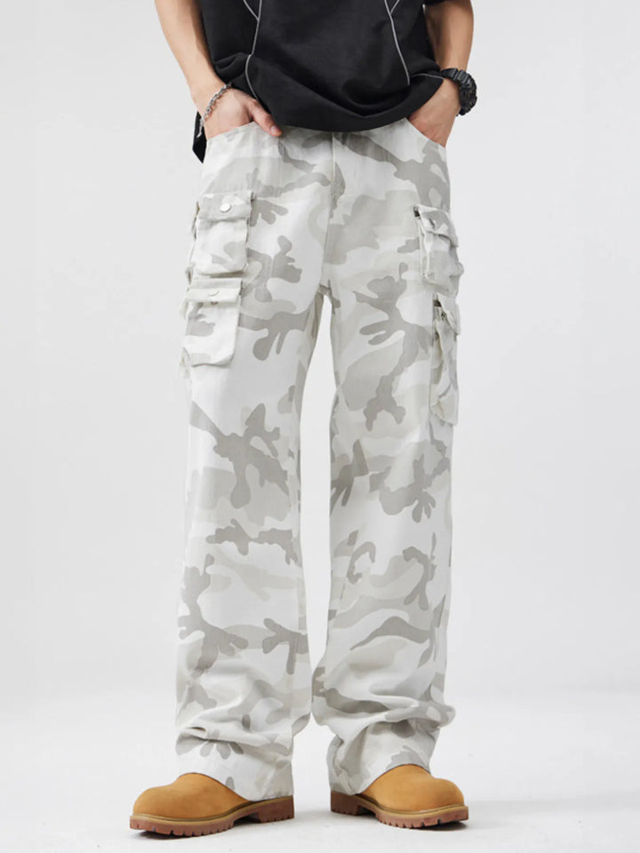 Pantalon Adémar cargo camouflage