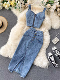 Ensemble Romy en denim – photo produit 1