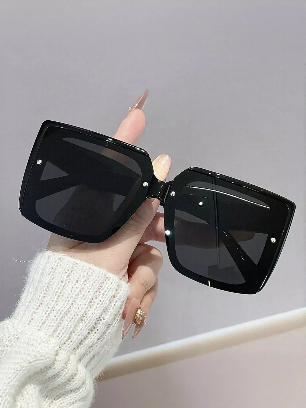 Lunettes Clara oversize dégradées – photo produit 7