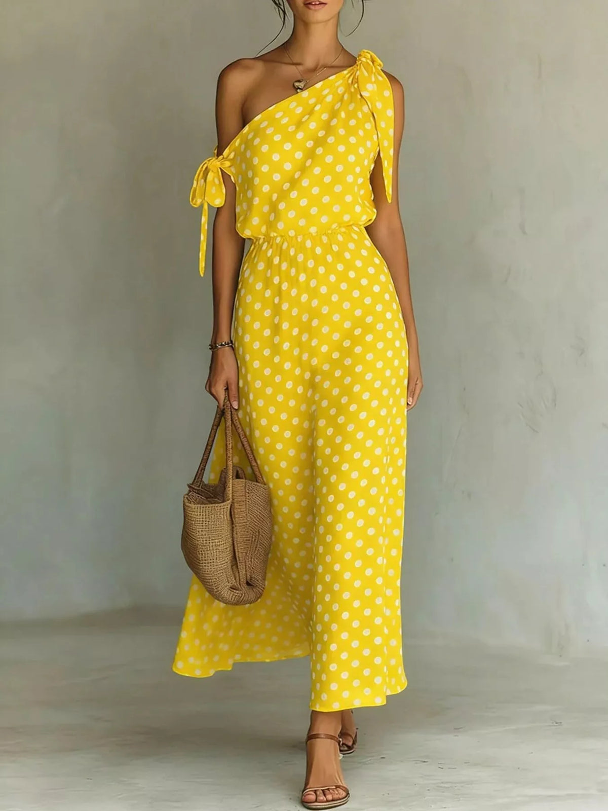 Robe longue Daphné grande taille – photo produit 9