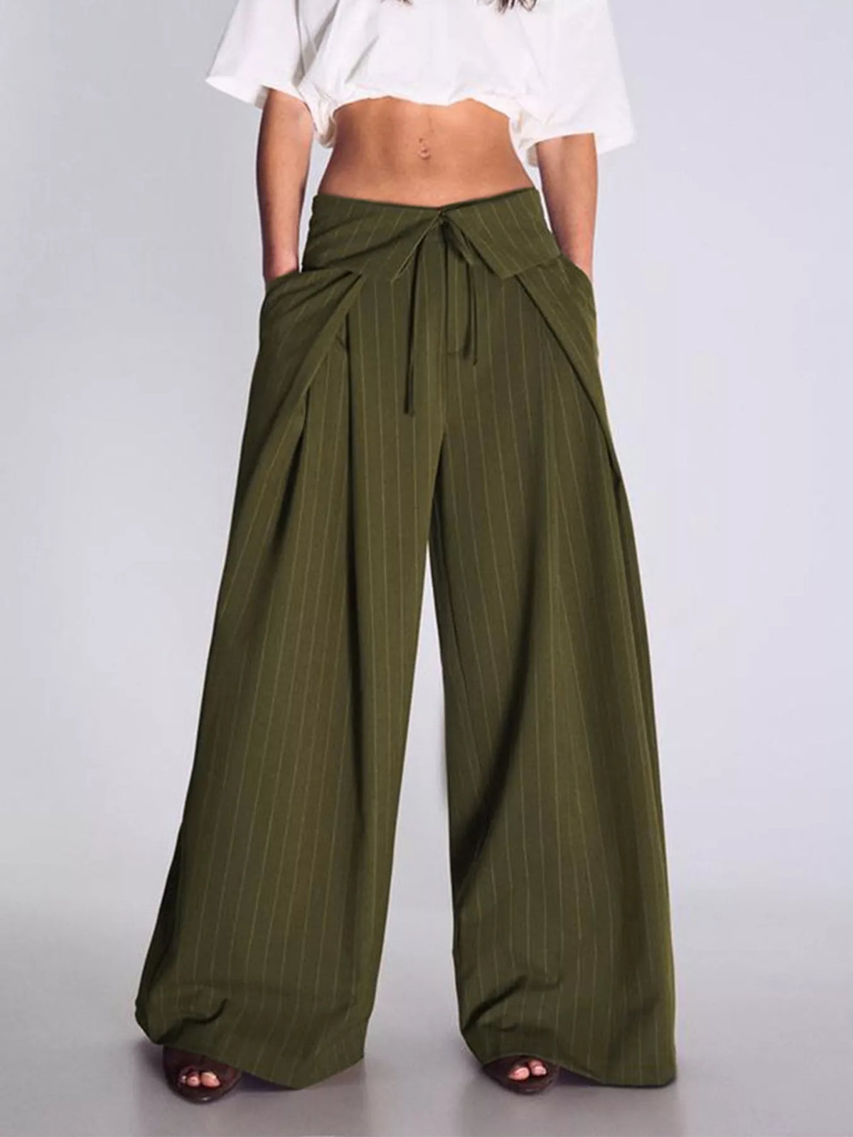 Pantalon Devine à fines rayures – photo produit 2