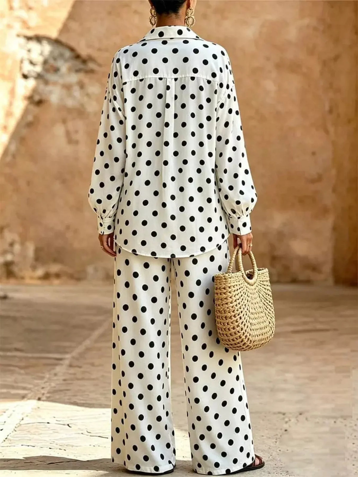 Ensemble Faye chemise et pantalon – photo produit 2
