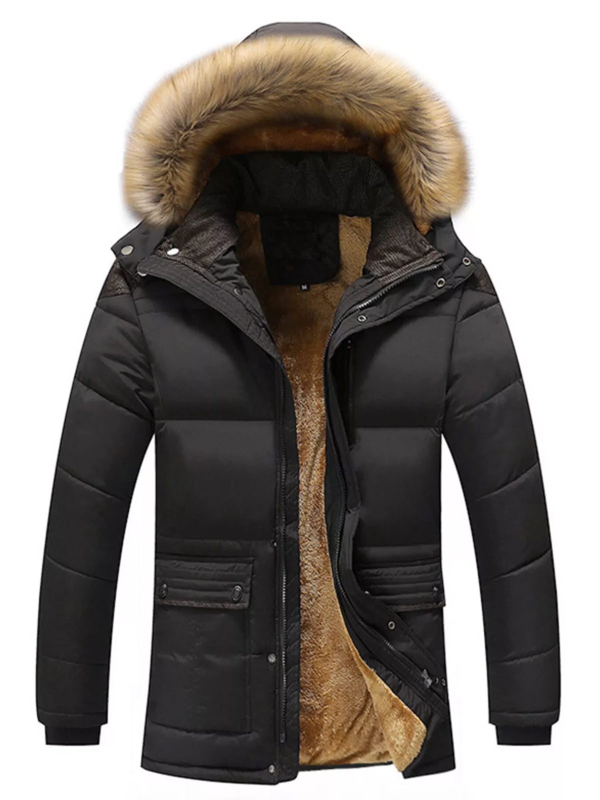 Parka Samy – capuche fourrée – photo produit 1