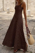 Robe longue Zoé à pois – photo produit 8