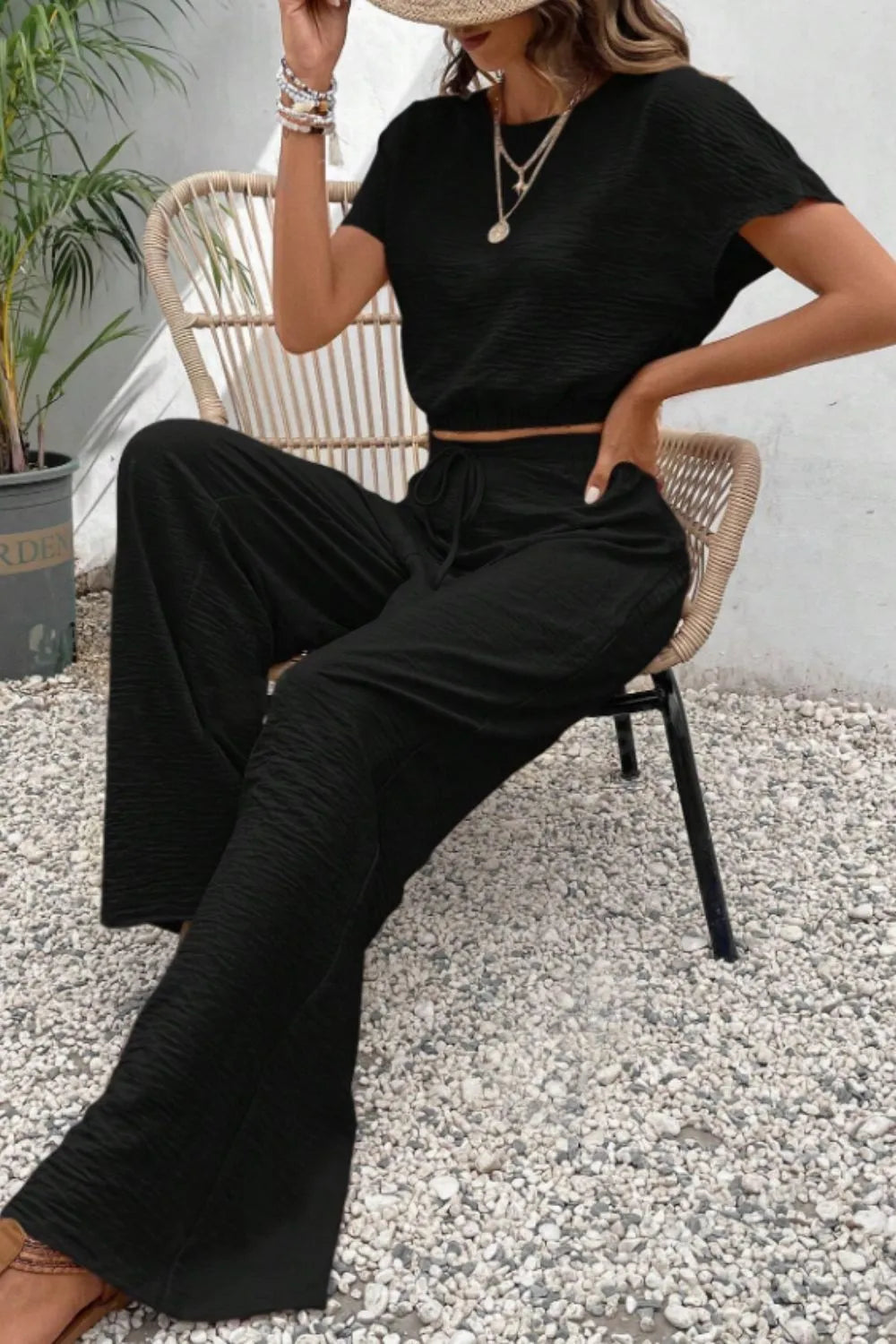 Ensemble Nina noué top et pantalon – photo produit 7