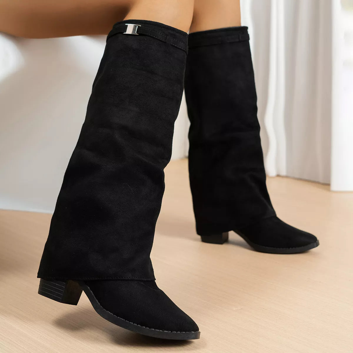 Bottines Sienna à talon carré – photo produit 2