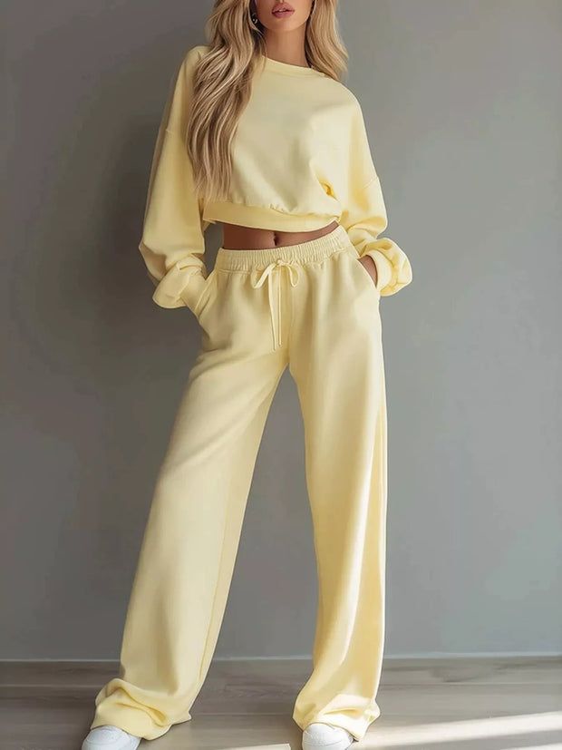 Flavie Wide Leg Pants Set