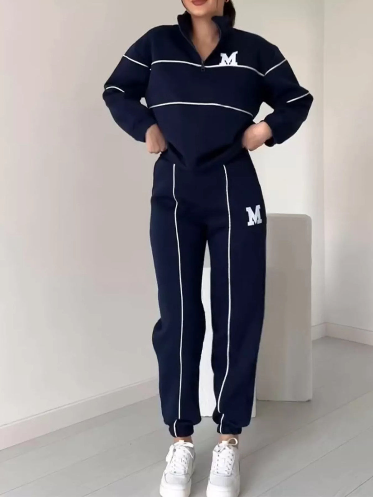 Ensemble Lina demi-zip grande taille – photo produit 5
