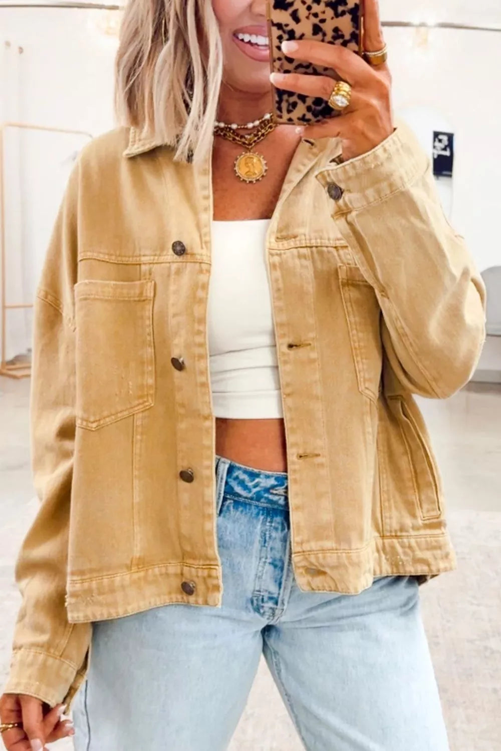 Veste en jean Tess – photo produit 5