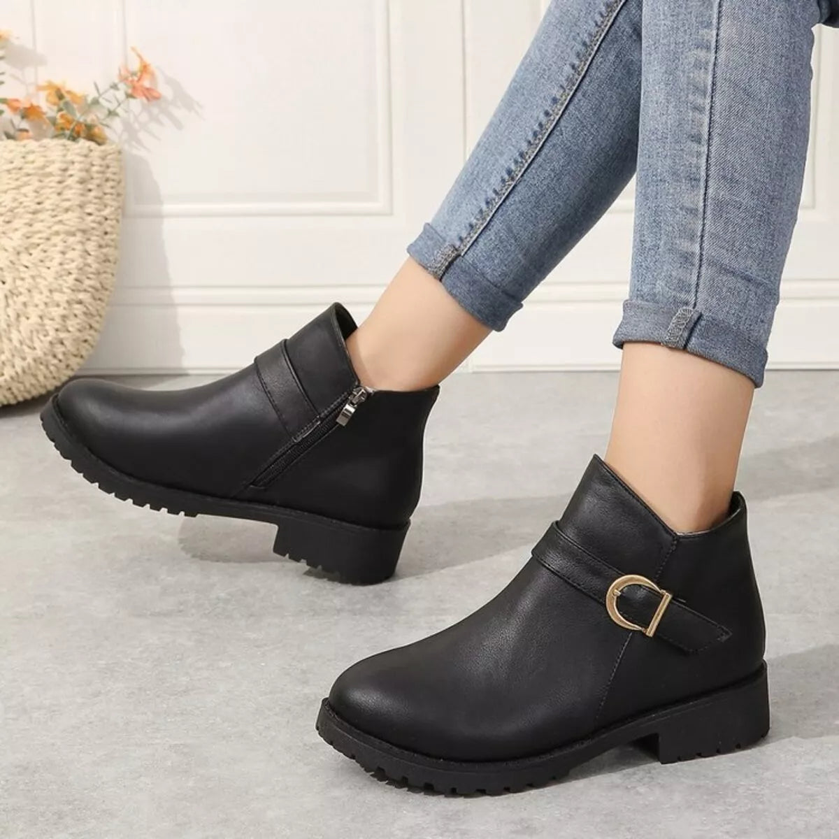 Bottines Callie à boucle – photo produit 4