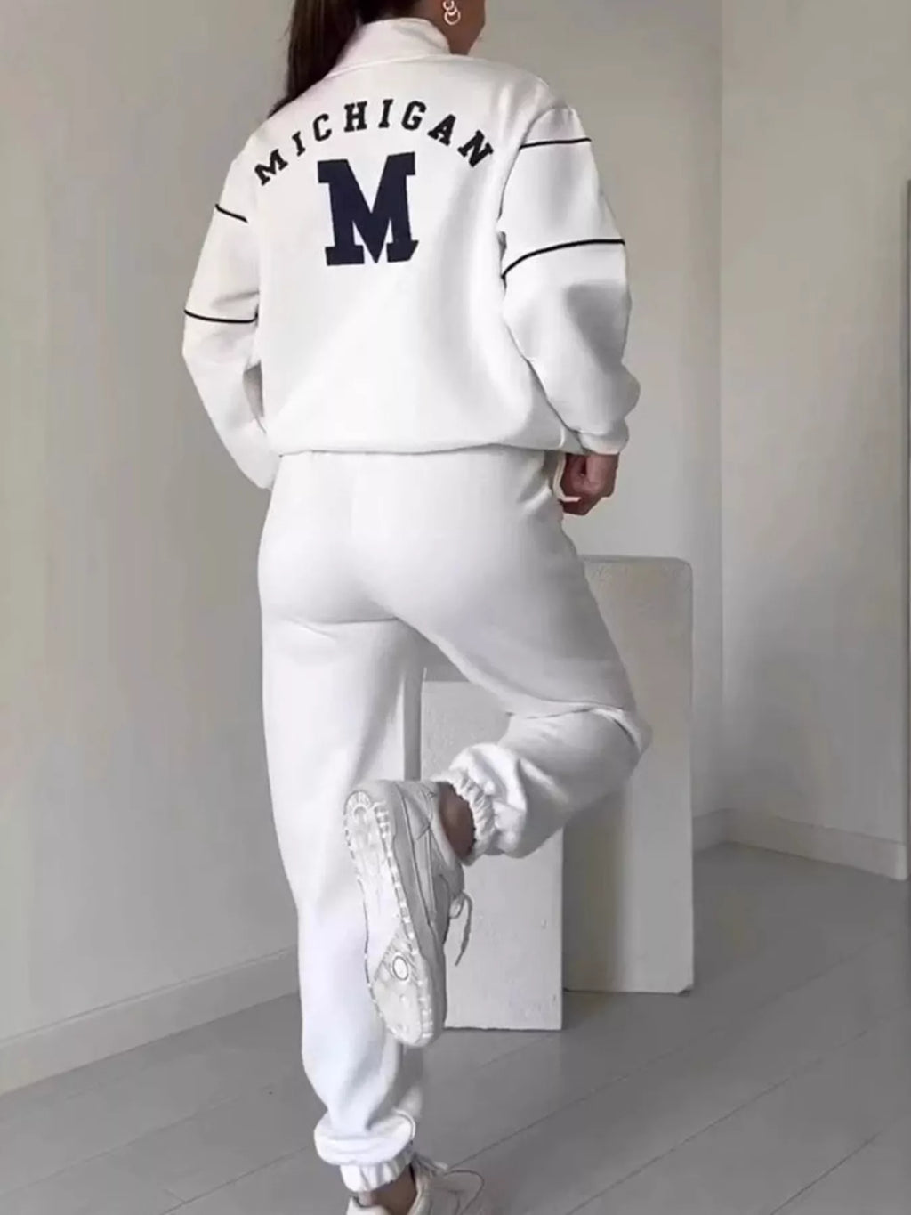 Ensemble Lina demi-zip grande taille – photo produit 4
