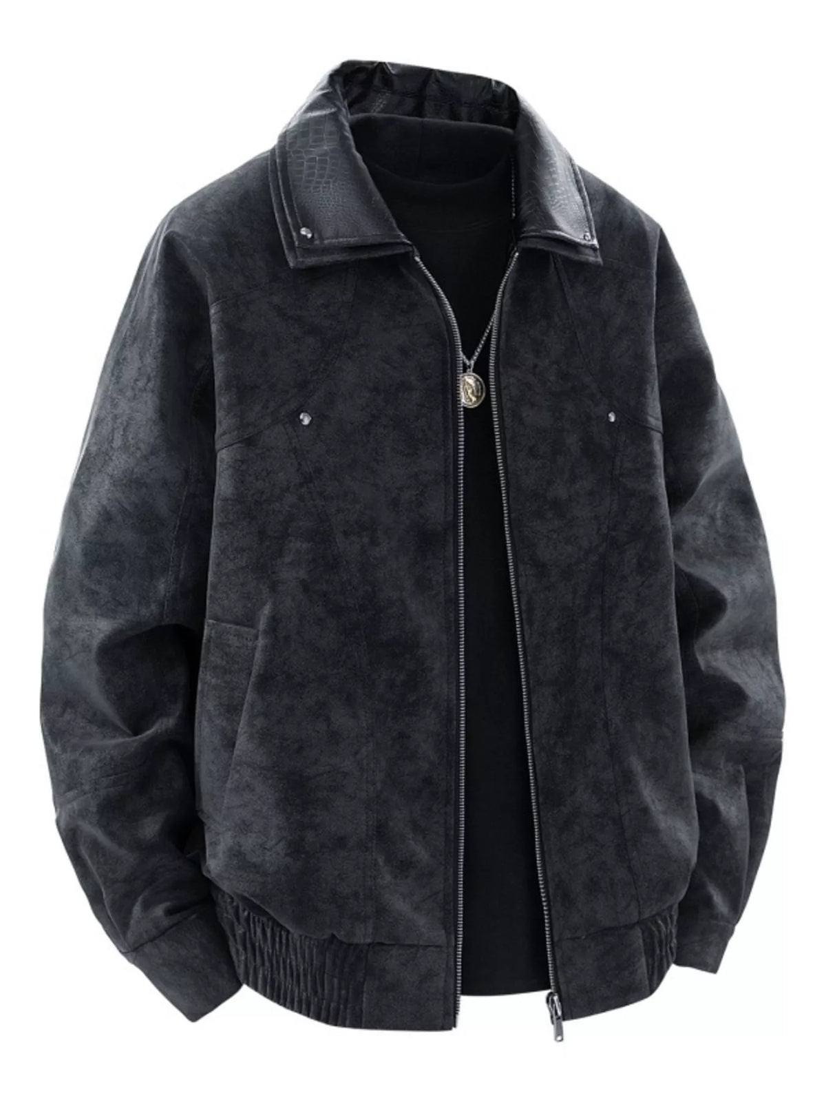 Blouson homme Amaury vintage grande taille – photo produit 1