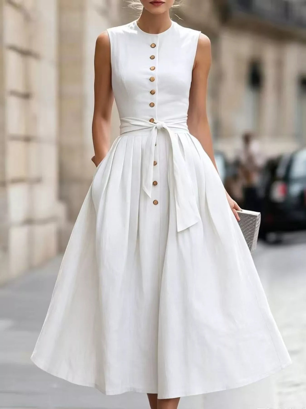Robe midi Belinda grande taille – photo produit 3