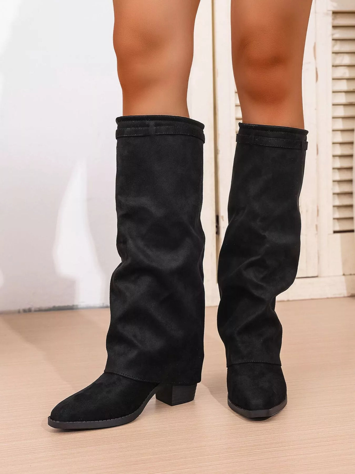 Bottines Lou à talon carré – photo produit 1