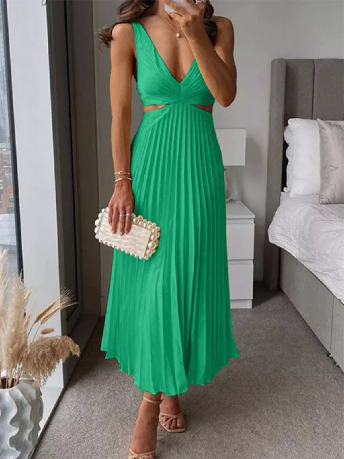 Robe midi Pli plissée – photo produit 5