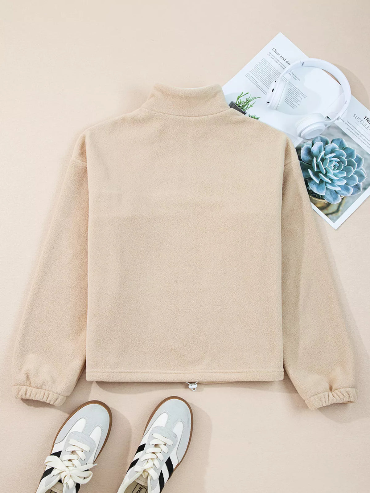 Sweat Anaïs polaire zippé – photo produit 7