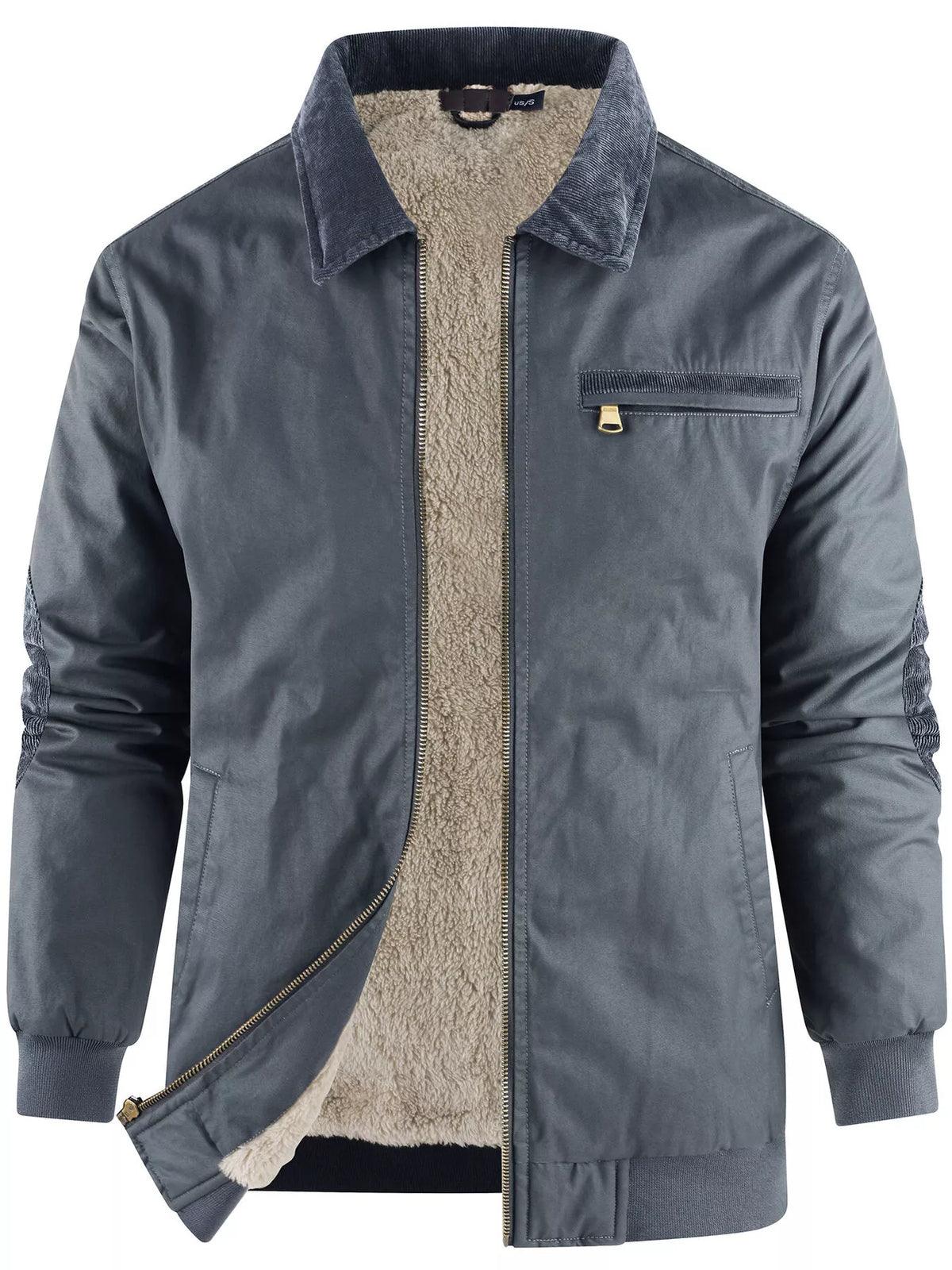 Blouson Elric – zippé doublé sherpa – photo produit 9