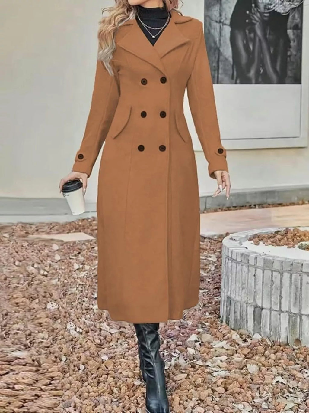 Trench Margaux long grande taille – photo produit 8