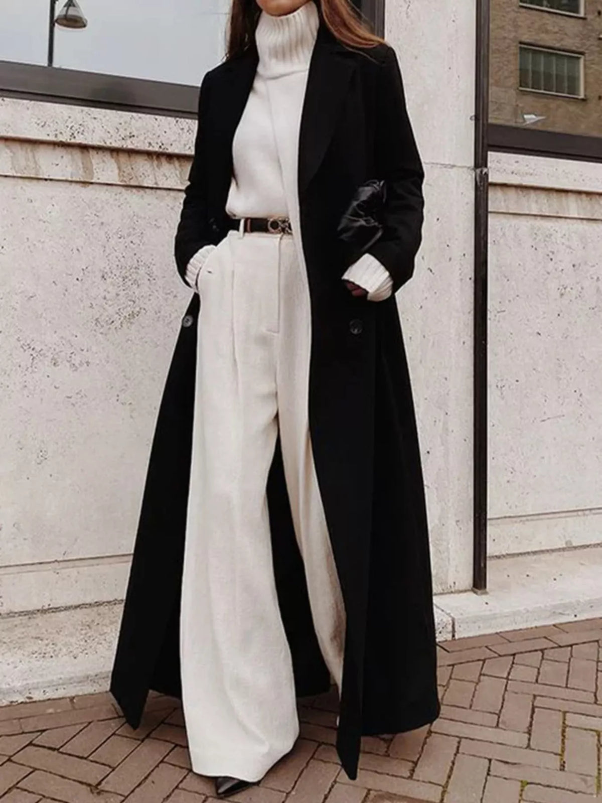 Manteau Anouk long croisé – photo produit 2