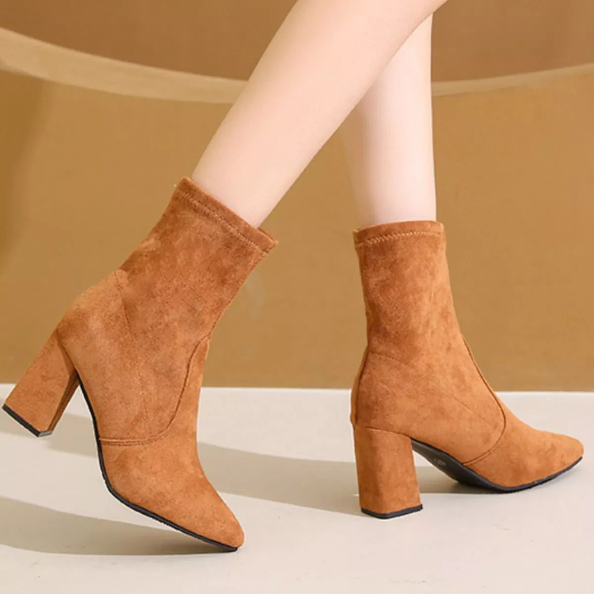 Bottines Tess à talon carré – photo produit 10