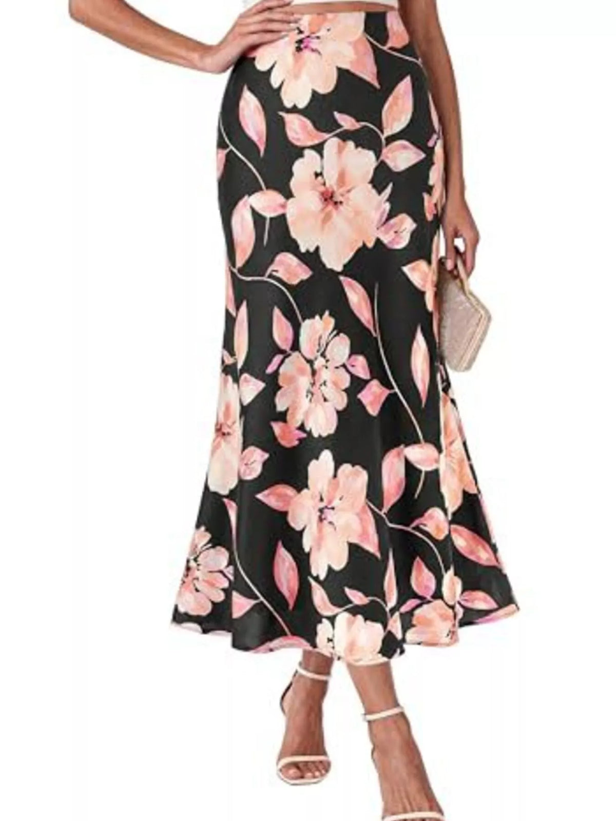Jupe Erell – midi sirène taille haute – photo produit 5