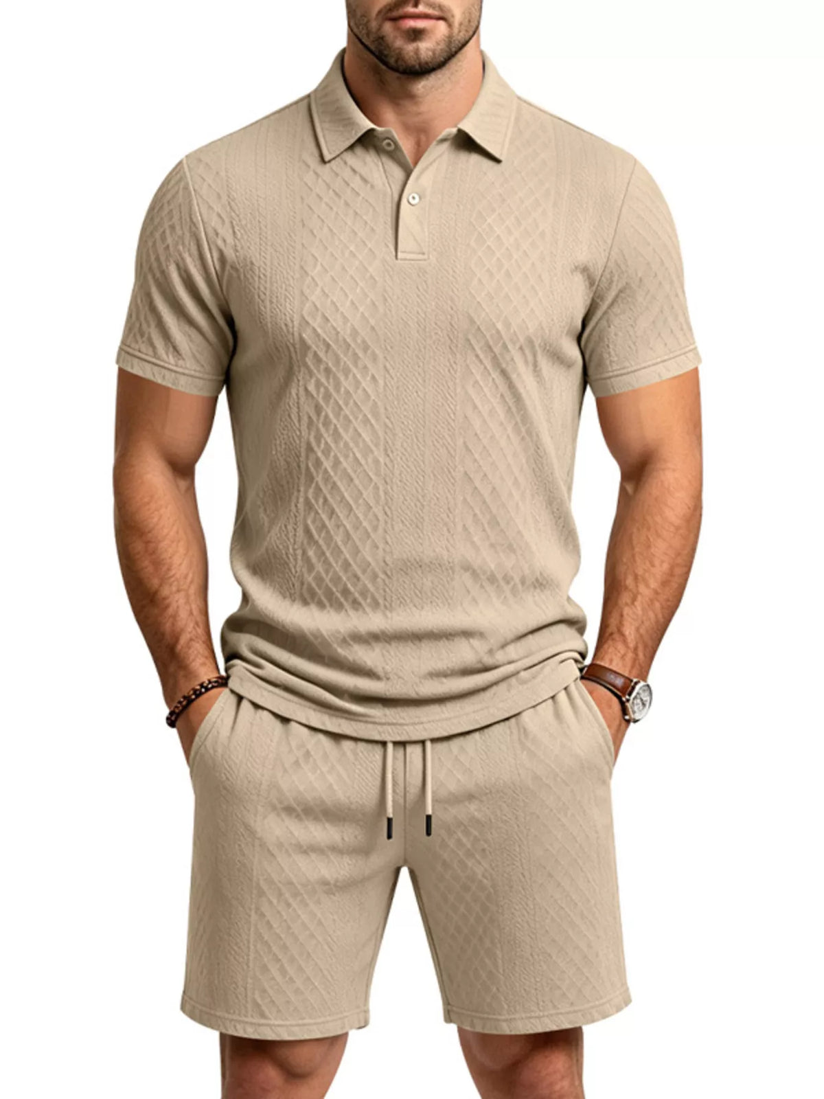 Ensemble Kylian – polo short – photo produit 4