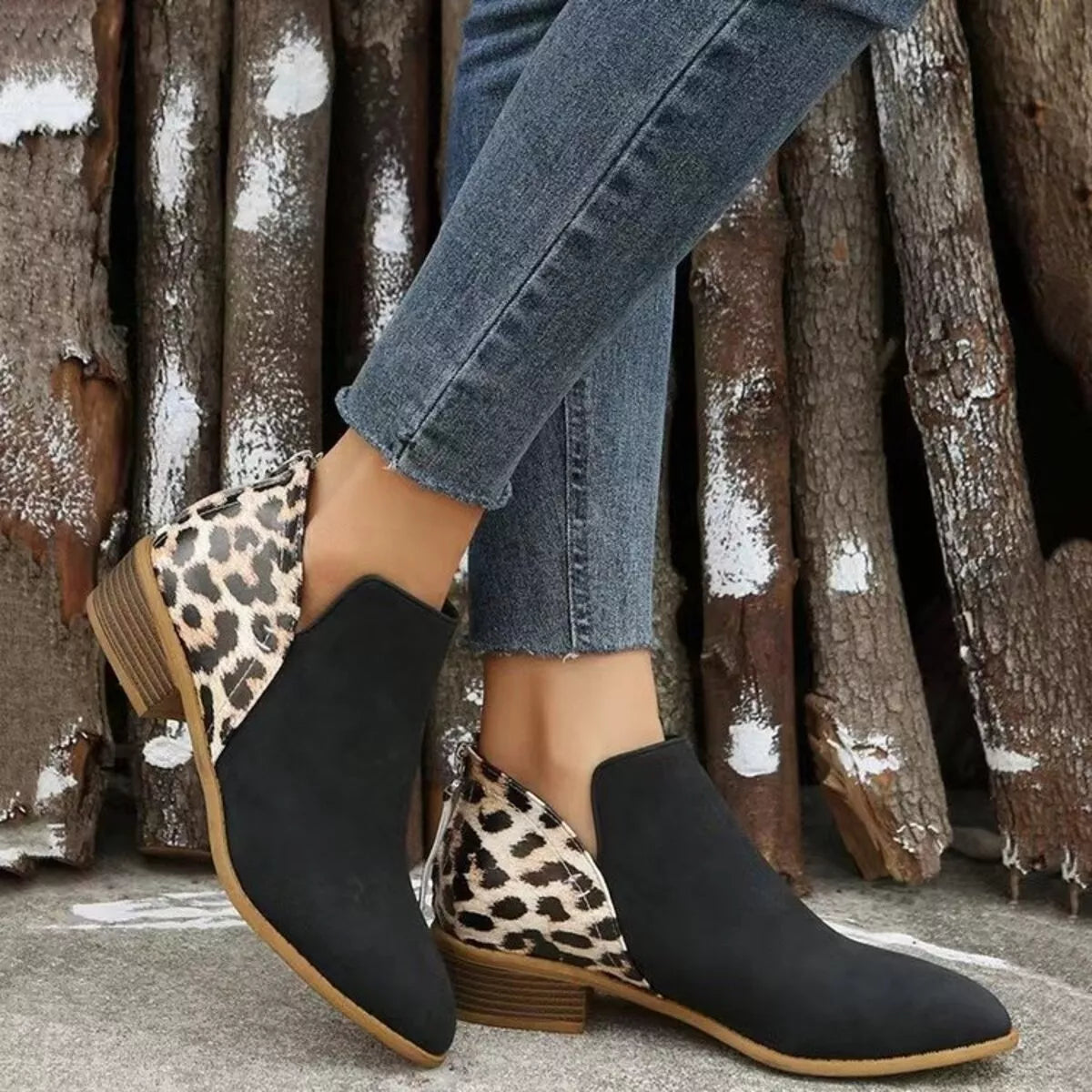 Bottines Jade léopard – photo produit 1