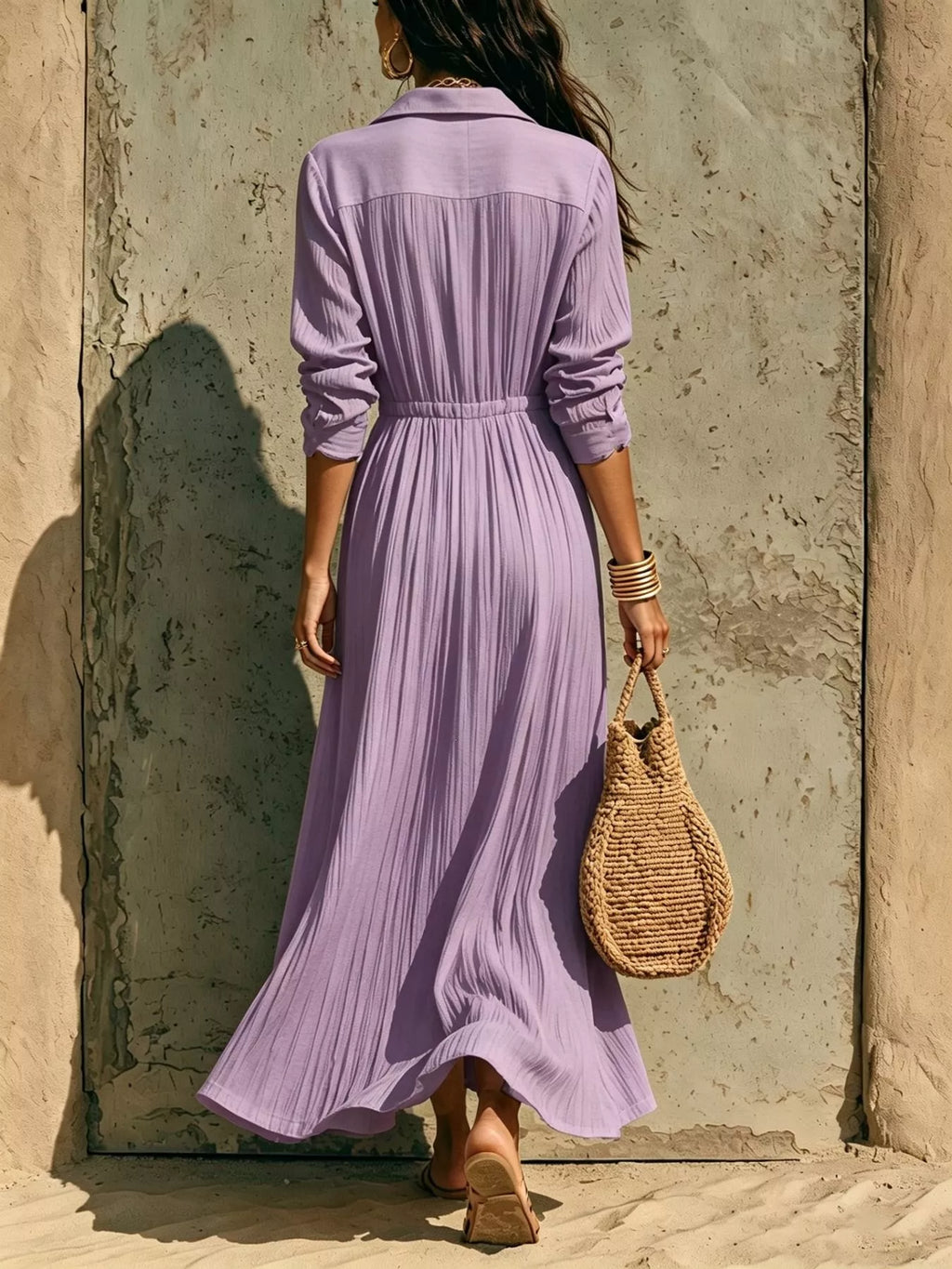 Robe longue Belinda grande taille – photo produit 2