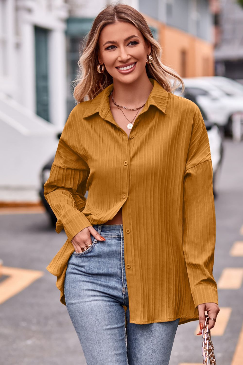 Chemise Alma longue et fendue – photo produit 7