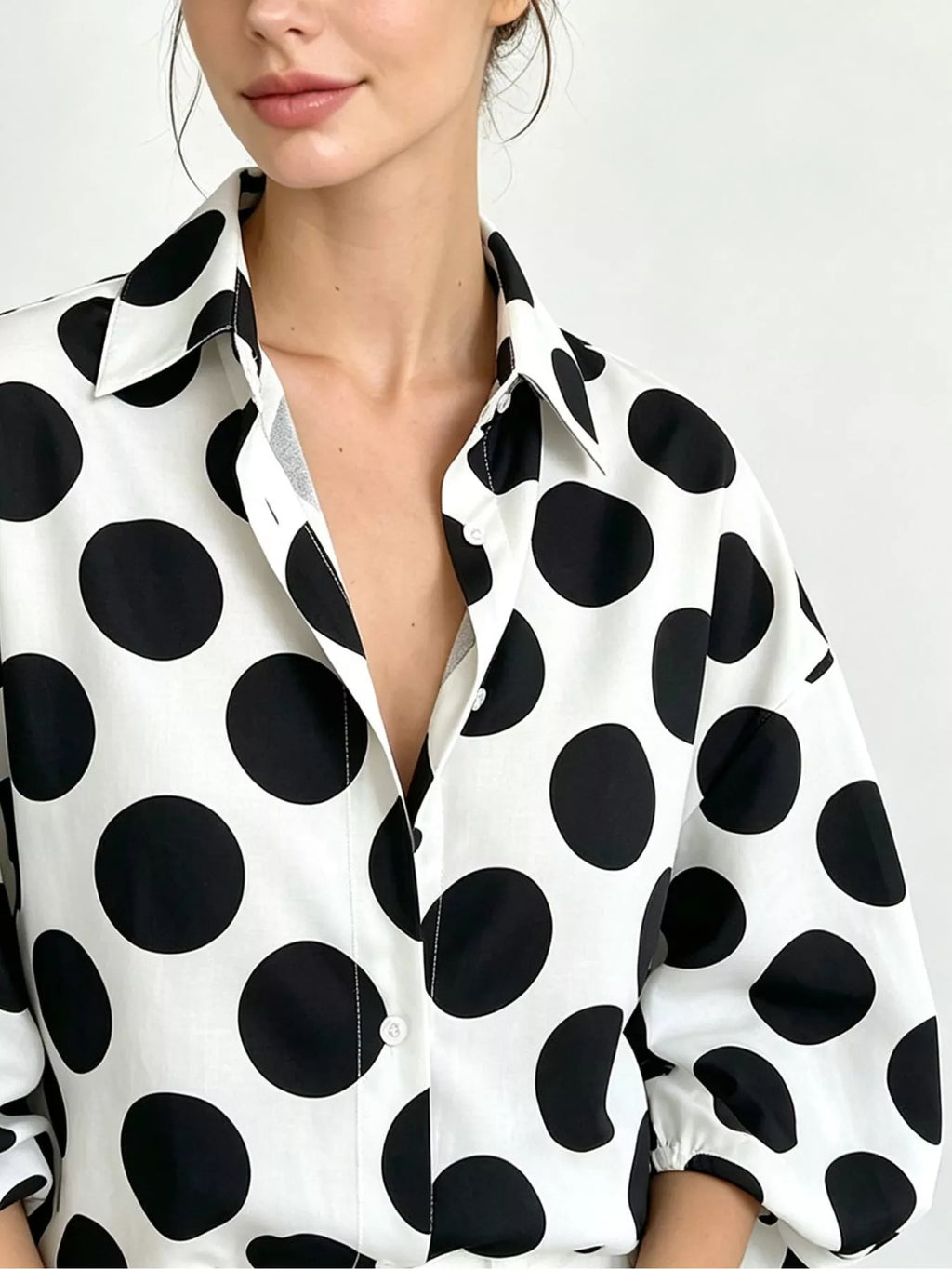 Chemise Zoé à pois – photo produit 5