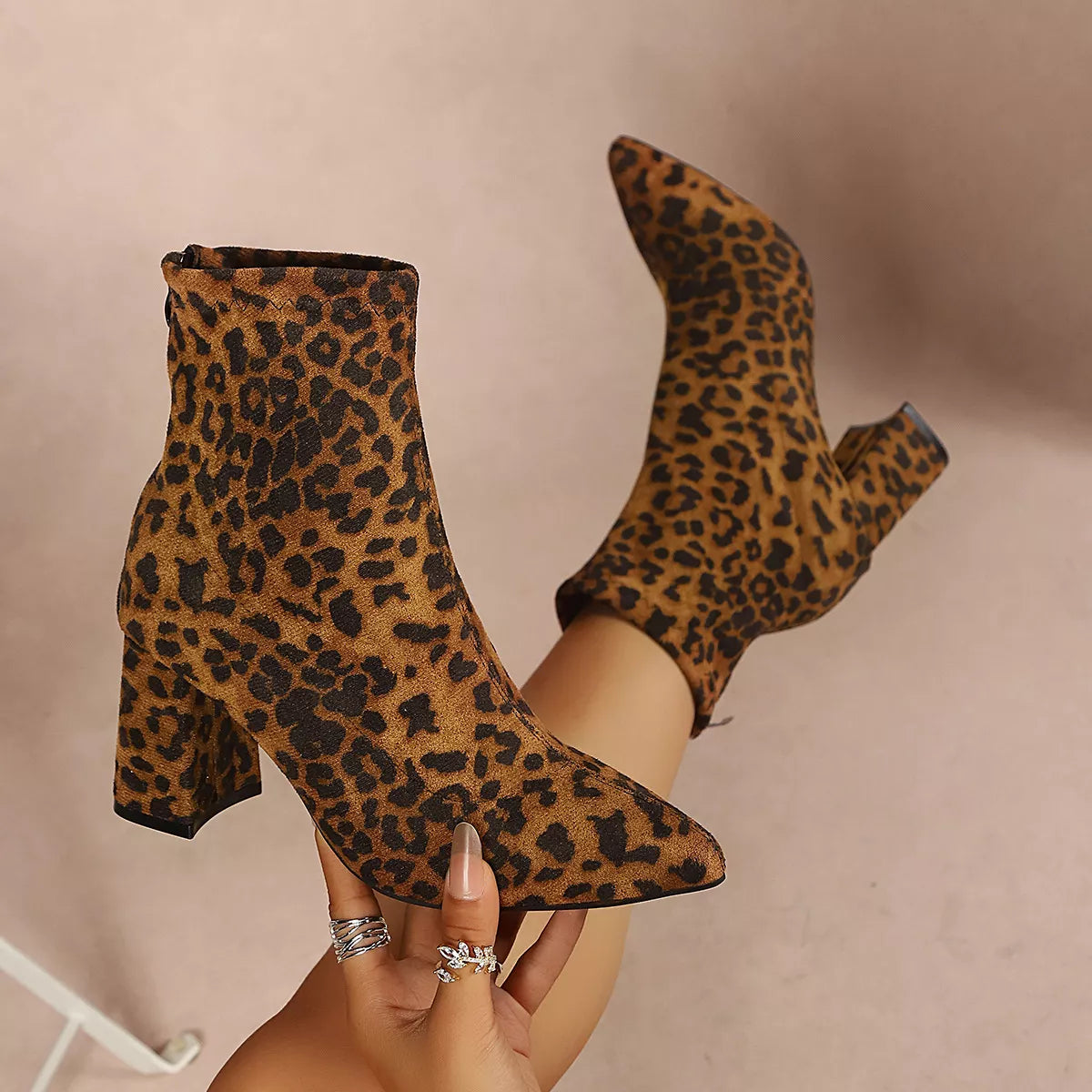 Bottines Clara léopard – photo produit 3