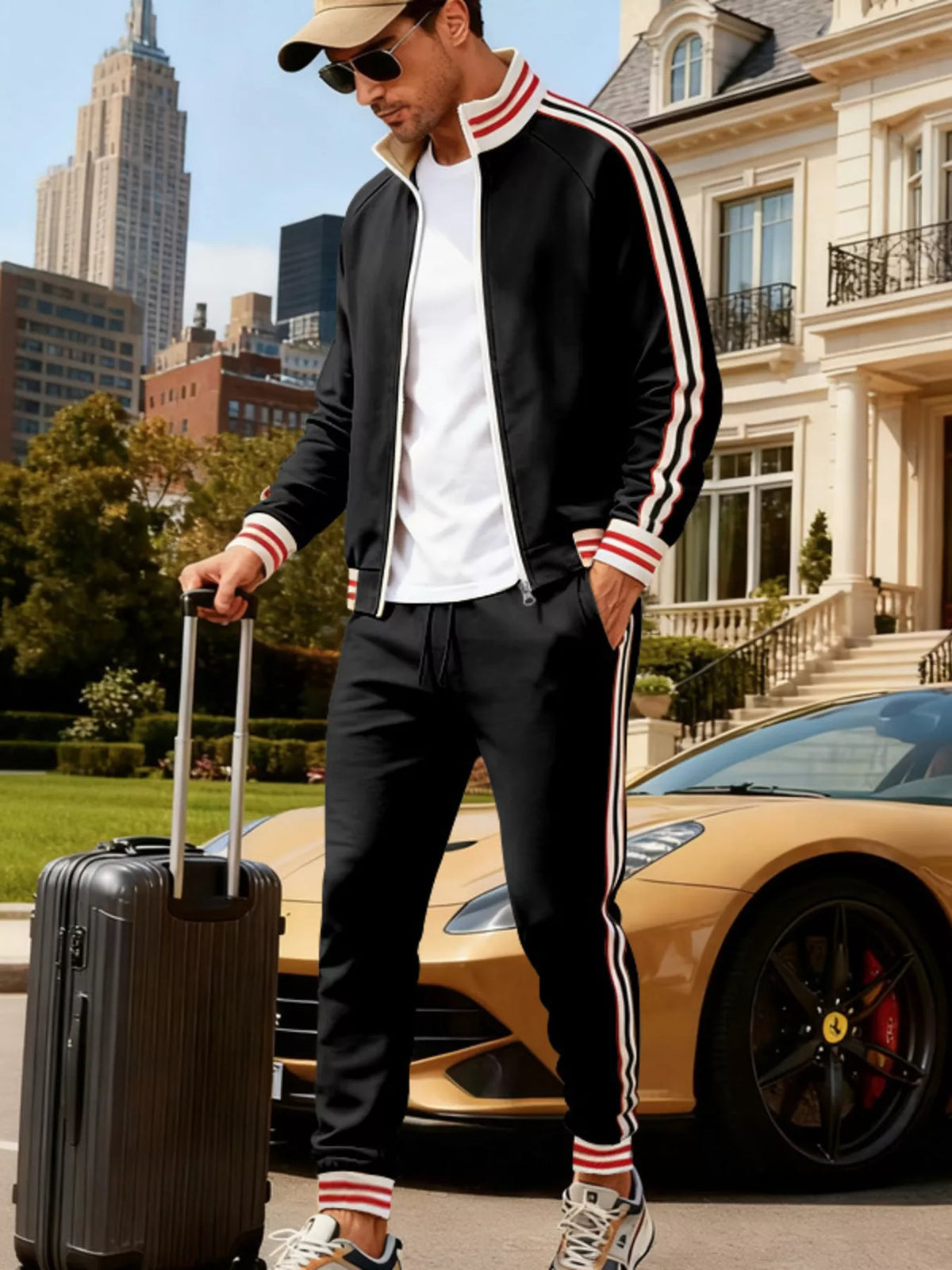 Ensemble homme Sohan veste et pantalon – photo produit 2