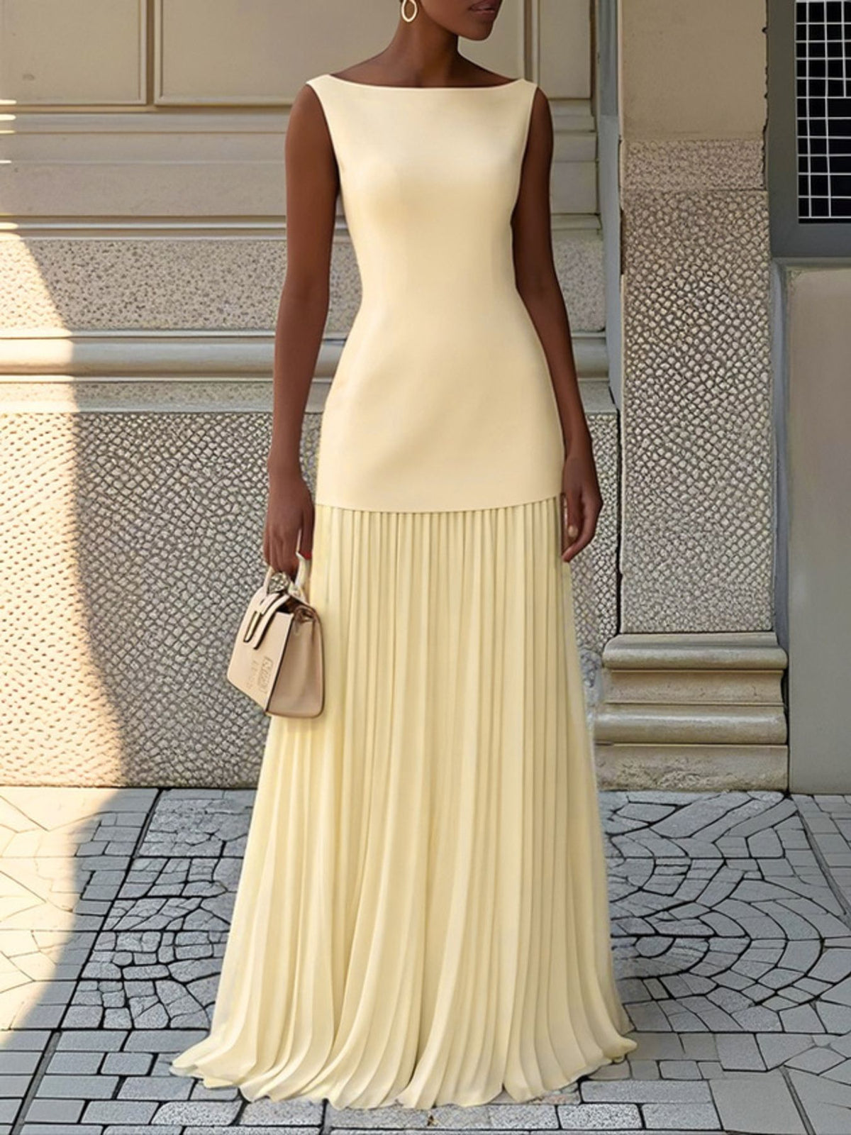 Ensemble Serena top et jupe plissée – photo produit 9