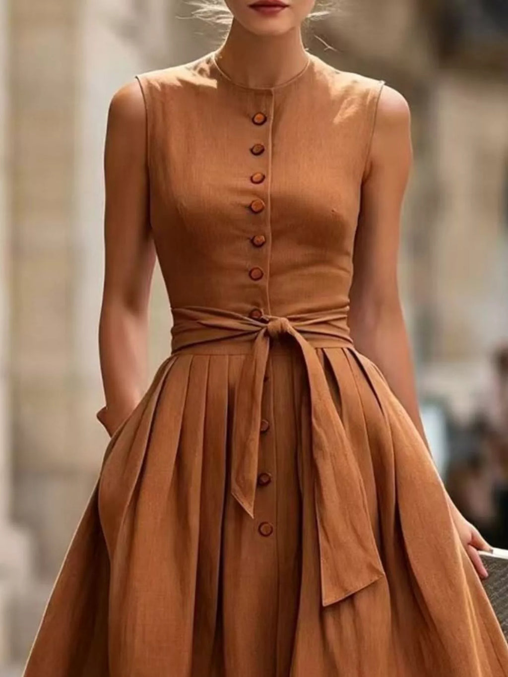 Robe midi Belinda grande taille – photo produit 7