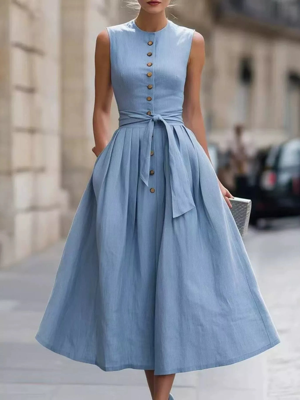 Robe midi Belinda grande taille – photo produit 1