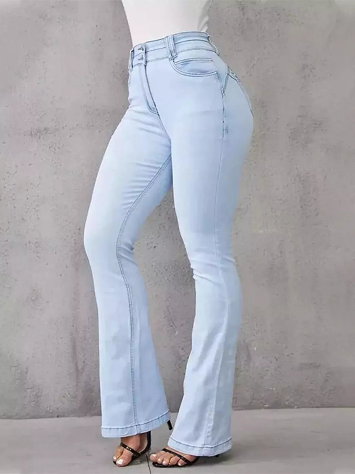 Jean Adélie flare grande taille – photo produit 1