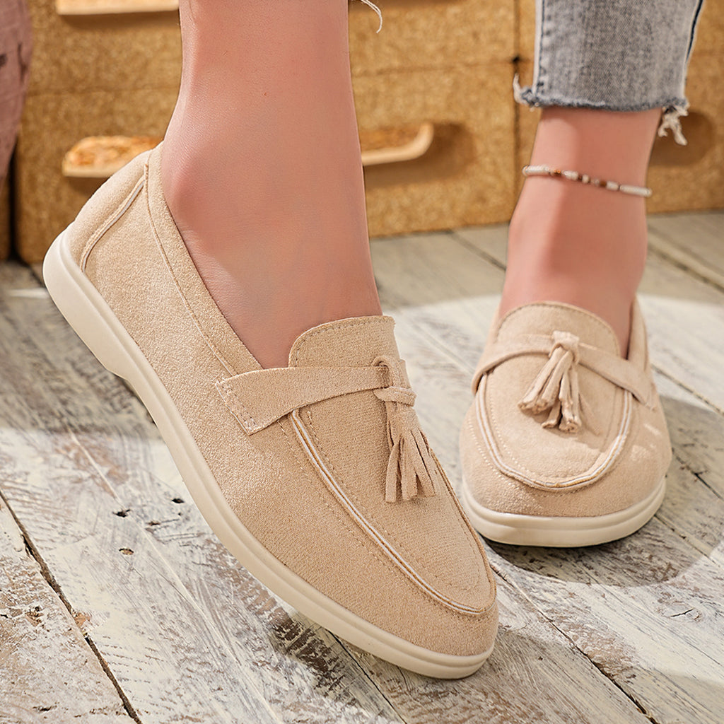 Mocassins Alma à pompons – photo produit 9
