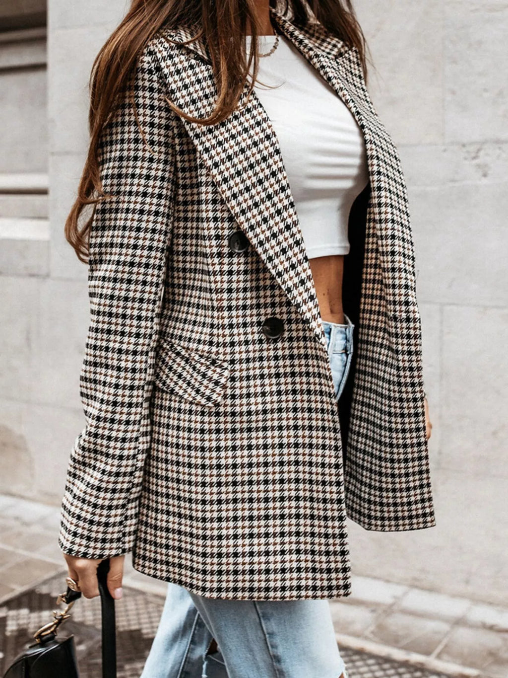 Blazer Shamara pied-de-poule – photo produit 5