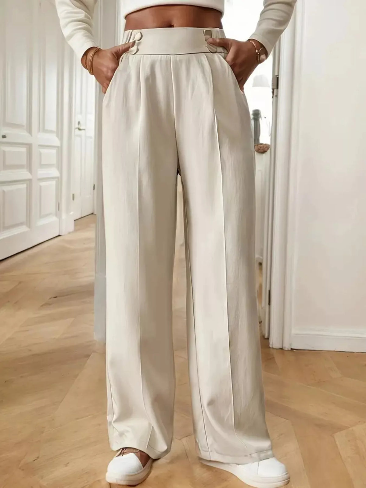 Pantalon Moya large taille haute – photo produit 1