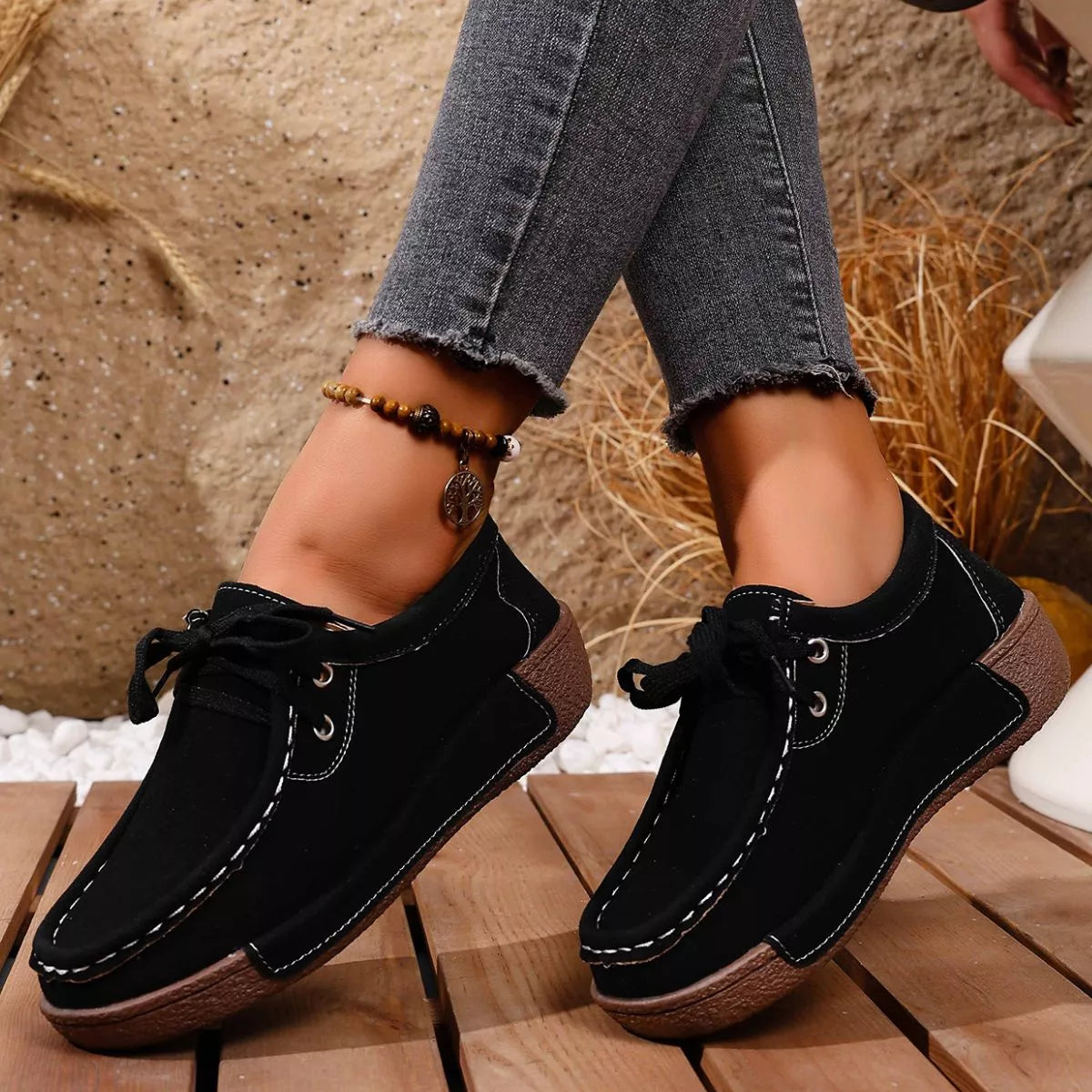 Mocassins Hugo à lacets – photo produit 3
