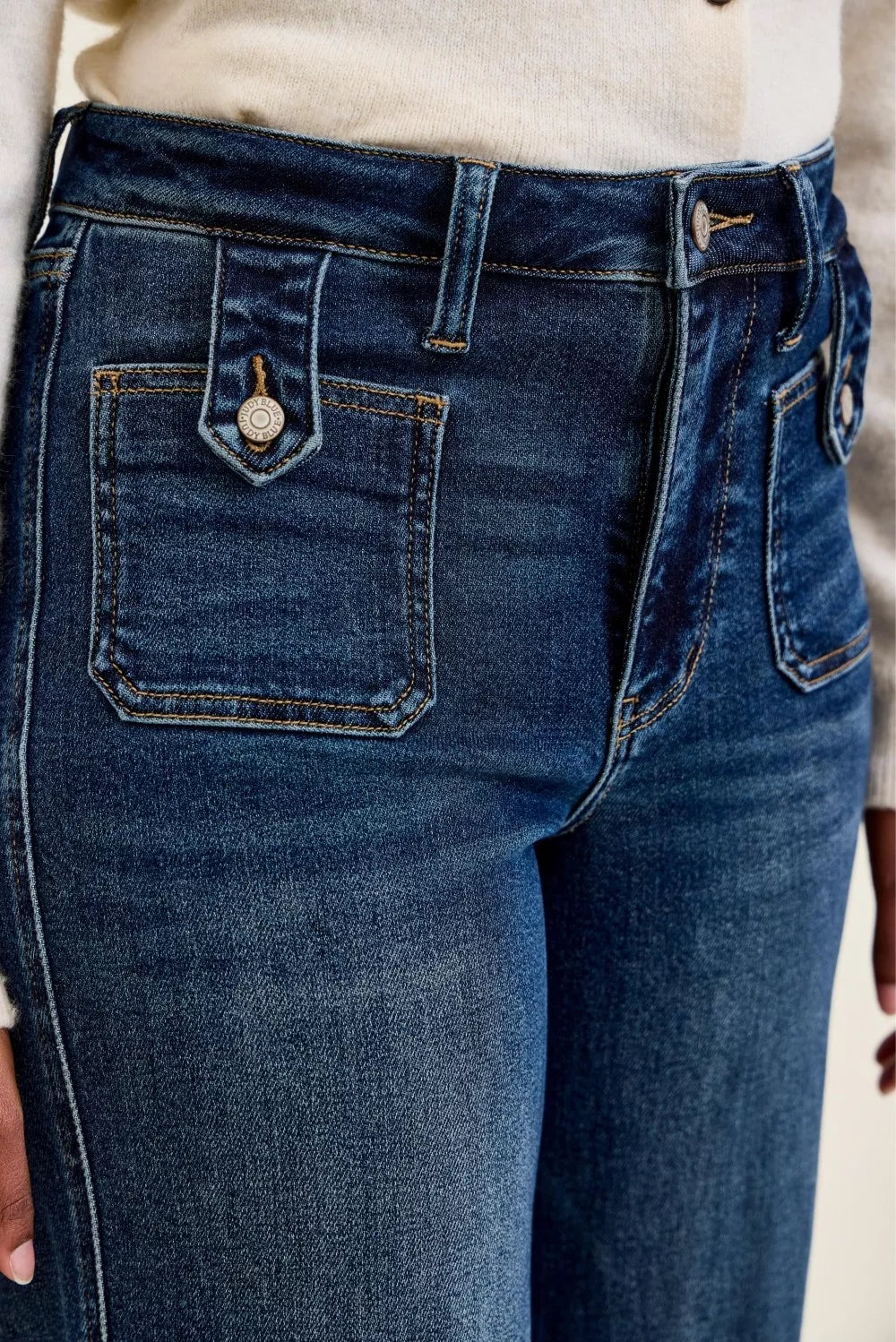 Jean Judy large indigo – photo produit 5