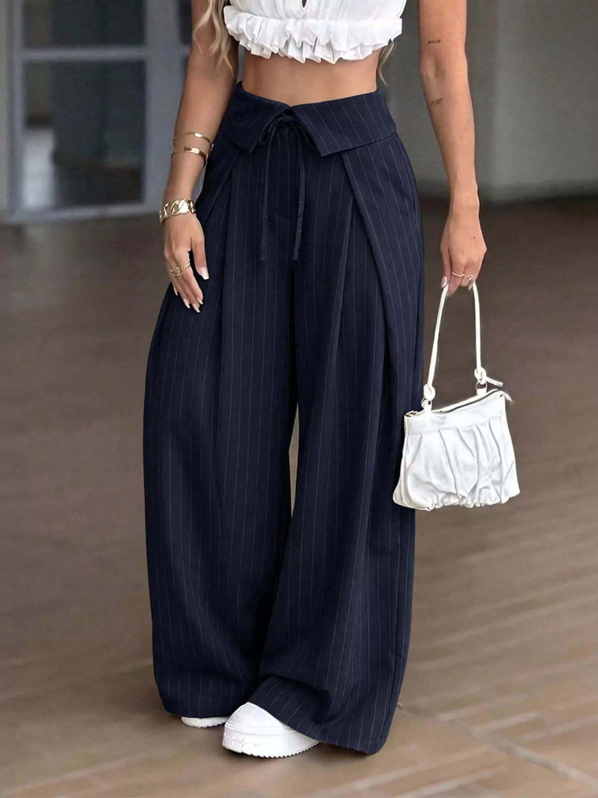 Pantalon Devine à fines rayures – photo produit 6